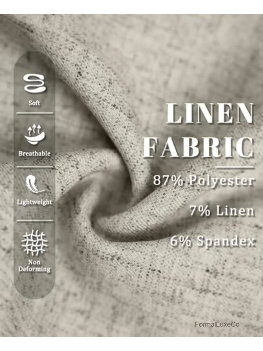 Mens Baggy Linen Pants Wide Leg Pleated Dress Slacks Casual Loose Fit Y2k